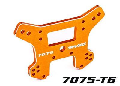 Dämpferbrücke vorn Alu HD orange Sledge