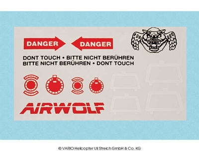 Aufkleber Airwolf - 2/7