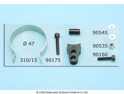 Resorohrhalter, Resorohr VA-116-33 - 310/25