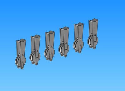 Kabel-Umlenkrollen Lama x6 1:4 - 341/419