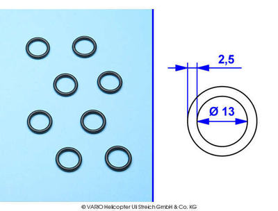 O-Ring 2,5 x 13 mm, weich - 74/17