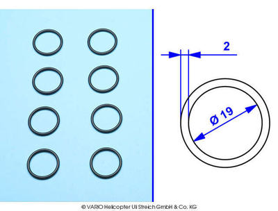 O-Ring 2 x 19 mm, weich - 74/18