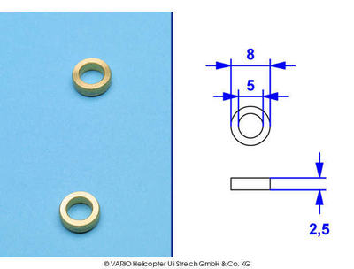 Buchse 5 x 8 x 2,5 mm - 94/11