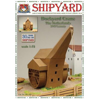 Nr 103 Dockyard  Crane  - The Netherlands XVII Century scale 1:72