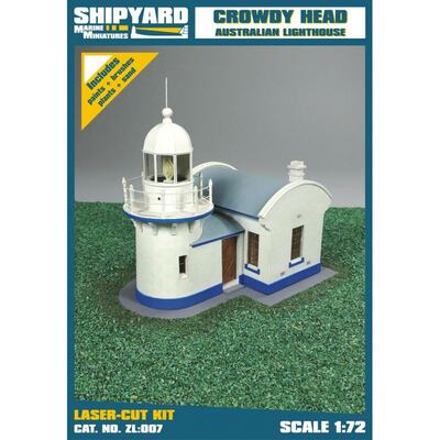 Leuchtturm Crowdy Head (Laser-Kartonbausatz (1:72))