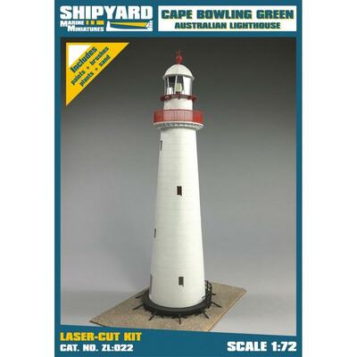 Leuchtturm Cape Bowling Green (Laser-Kartonbausatz (1:72))